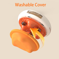 Masseur abdominal chauffant rotatif pour la relaxation musculaire du ventre et de la taille, soulagement de la douleur, utilisation à domicile, portable