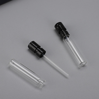 Flacons d'échantillons miniatures vides de 1,5 ml, 2 ml, 3 ml, 5 ml, 10 ml, flacon pulvérisateur atomiseur en verre transparent pour parfum avec boîte en papier et impression