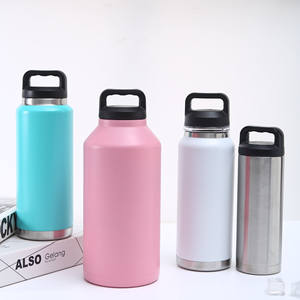 304 termo deportivo de acero inoxidable grande 26oz taza portátil Color degradado botella de agua al vacío diseñada para acampar al aire libre uso - Product Image 3