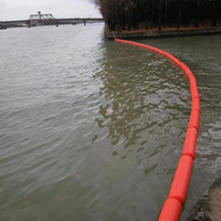 Flotteurs en PE durables, barrière flottante, zone de baignade de plage, avertissement / barrière de collecte des déchets / ligne de marquage, bouée flottante, tube flottant, UV