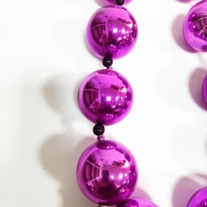 Sống động màu Tím ABS trang phục Vòng cổ Jumbo Mardi Gras đính cườm cho sự kiện Quà Tặng bên ramadan & Nguồn cung cấp tốt nghiệp - Product Image 2