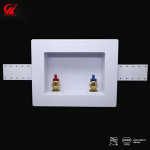 Alta Qualidade OEM lavar ou Lavandaria Máquina Outlet Box com Válvulas Esfera 3 Quarters polegadas MHT Instalado