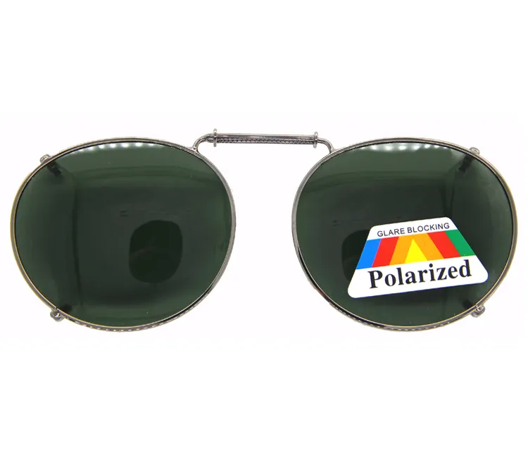 JFP0003 Customize Polarized Sunglasses With Spring Round Clip On Glasses