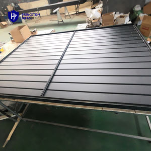 Barrière de sécurité pour <span class=keywords><strong>piscine</strong></span> en métal Princeton, style australien, écologique, imperméable, clôture d'intimité avec cadre en aluminium robuste - Product Image 2