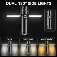Lampe de travail LED en alliage d'aluminium F450 30W IP44 5500mAh avec crochet de suspension Type-C et portée de faisceau >500m pour atelier de réparation automobile