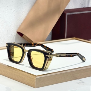 JMM BORODINO 52-21-146 Lunettes de soleil pour hommes et femmes de qualité supérieure, lunettes de soleil de créateur, style punk classique, luxe, en acétate, UV400, avec boîte - Product Image 4