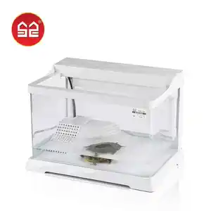 Sunsun Aquariums Accessories HGG Series Ultra-white Glass Ecological Turtle Tank Aquarium XGG-500 XGG-400