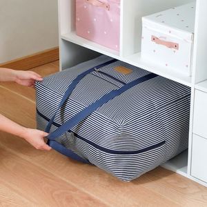 Sac de rangement pour vêtements et couettes de grande capacité pour la maison, en tissu Oxford, avec fermeture éclair, pour les voyages et l'organisation - Product Image 3