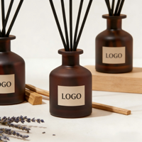 Bouteille vide en verre pour diffuseur de parfum à bâtonnets d'aromathérapie 150 ml 200 ml