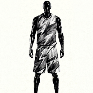 Shorts de basketball décontractés pour femme, sans manches, col rond, respirants, en Spandex/Nylon, avec numéros et noms d'équipe personnalisables, motif dégradé tendance - Product Image 1