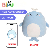 Peluche personnalisée populaire et mignonne en forme de phoque, jouet en peluche, coussin de sommeil confortable en coton PP, fabricant OEM