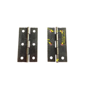 Bisagra para Muebles de Hierro, 57mmx31mm, 6 Orificios, Montaje Superficial, Estilo Retro, para Cajas de Madera, Duradera - Product Image 5