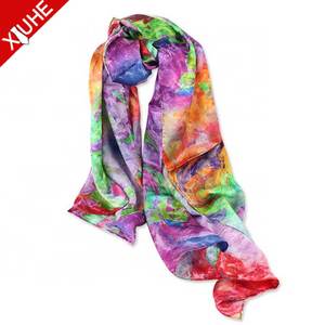 Chal cuadrado personalizado de diseño de marca para mujer, hiyab con cabeza de Malasia, bufandas personalizadas de satén de seda estampadas para mujer - Product Image 3