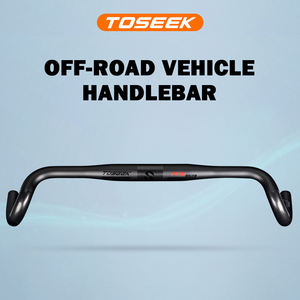 <span class=keywords><strong>Manillar</strong></span> de bicicleta de carretera, barra integrada de freno de disco de carbono negro mate, 31,8x400/420/440mm - Product Image 2