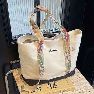 JOYSUN Großhandel Luxuriöse Große Damen-Tragetasche aus Canvas mit Tasche und Reißverschluss für Studentinnen und Mädchen, Lässige Tragetaschen - Product Image 2