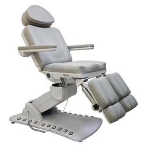Modern Electric Facial <b>Bed</b> Adjustable Salon Treatment Chair PU Leather Beauty <b>Bed</b> with Headrest Legrest - Product Image 5