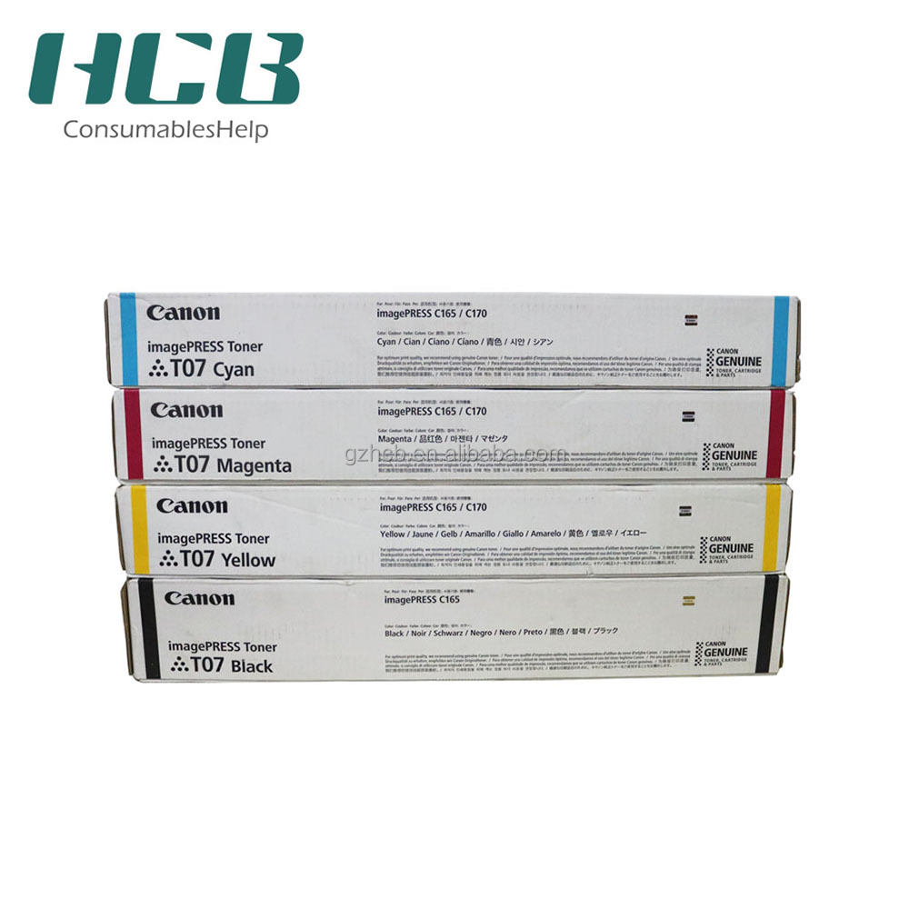 T07 Original Toner Cartridges for Canon ImagePRESS C165 C170