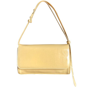 Minimalist <b>Shoulder</b> Bag Mustard Yellow Adjustable <b>Strap</b> Solid Color Women's Crossbody Bag Portable Summer 2021 - Product Image 5