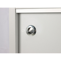 Vitrine de présentation de bijoux en verre avec éclairage LED moderne personnalisé pour les magasins de détail