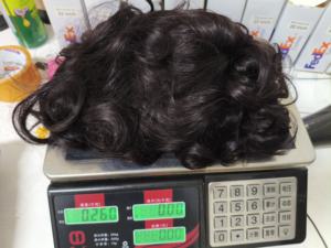 Promoción $33 Peluca Bob de Cabello Virgen 11A con Flequillo Ondulado, Hecha a Máquina, 100% Cabello Humano, 10 Pulgadas, 260g, Venta al Por Mayor de Fábrica - Product Image 6