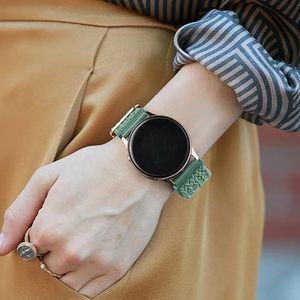 สายนาฬิกาแบบถักปรับได้ ไนลอนยืดหยุ่น ปลดเร็ว ขนาด 18 มม. 19 มม. 20 มม. 22 มม. 24 มม. - Product Image 5