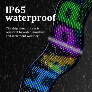 19*133cm programmabile RGB LED flessibile matrice Display 2304/3072 LEDs telecomando IP65 impermeabile <span class=keywords><strong>2</strong></span> anni di garanzia - Product Image 3