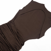 Robe élégante personnalisée sans manches pour femme, robe à bretelles tendance pour l'été, robes de soirée pour femmes, Vestidos