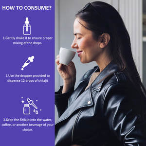 Private Label 100% Pure Himalayan Shilajit Liquid Drops 85 Trace <b>Minerals</b> Shilajit Extarct Supplement Support Immune System - Product Image 5