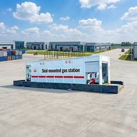 Nouvelle station de remplissage mobile de 20 pieds et 40 pieds, réservoir de stockage de carburant, pompe, conteneur, station de carburant mobile à vendre