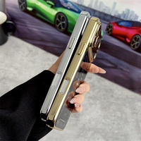 Coque de téléphone PC électroplaquée de luxe tendance pour iPhone 17 Pro Max, fine, légère, antichoc, étui de marque populaire pour iPhone 17 Air