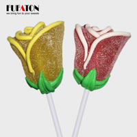 Baru Datang Dekorasi Bunga Mawar Berbentuk Permen Lollipop untuk Valentine