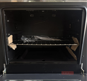 Cuisinière électrique autonome de 60 cm avec plaque vitrocéramique 4 zones et grand four de 80 L, corps entièrement en acier inoxydable - Product Image 4