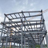 Almacén de Estructura de Acero de Alta Capacidad para Almacenamiento de Maquinaria Pesada, Diseño de Base Reforzada