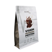 Échantillon gratuit, sachets de protéines en poudre de lactosérum de 1 kg et de 3 kg, avec soufflet vide, impression personnalisée