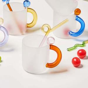 Vaso de Agua Minimalista de Vidrio Esmerilado Estilo Nórdico, para Leche, Cerveza, Jugo, Café, Uso Diario en el Hogar - Product Image 5
