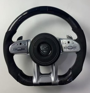 Volant sport en Alcantara avec écran LED pour Mercedes Benz C217 W209 W204 W205 W206 W207 Coupé <span class=keywords><strong>C63s</strong></span> C63 - Product Image 2