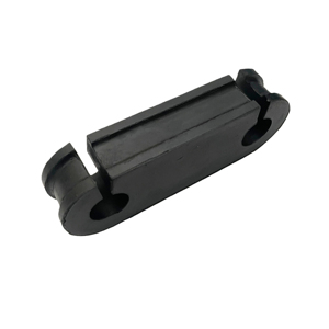 डबल-होल सदमे अवशोषण ब्लॉक Gdk-41 - 21/28 मिमी छेद, 50 मिमी केंद्र अंतराल और 30 मिमी ऊंचाई - Product Image 3