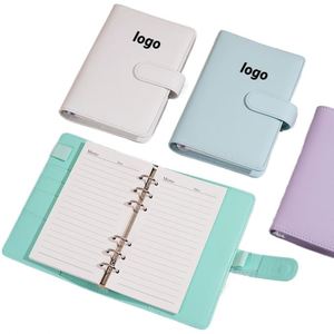 Promotion Custom Logo Trendy InsInspired <b>A6</b> Binder Notebook with Macaron Colors Ideal for College Students - Product Image 1
