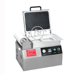 DZ-250T <b>Electric</b> Automatic <b>Table</b> Type Fish Meat Cheese Food Commodity Film Pouch Foil Vacuum Packing Machine Easy Operate 1000W - Product Image 1