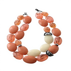 Nouvel ensemble de colliers multicouches perlés pour femmes, bijoux en pierre naturelle plaqué or, style bohème, cadeau de fête, boucles d'oreilles perles bleues et rouges - Product Image 6