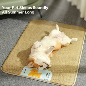 Pet Cooling Mat Cat Sleeping Mat Cool Breathable Cooling Dog Mat Waterproof Cane Mat Dog <b>Nest</b> Cross Border Wholesale - Product Image 6