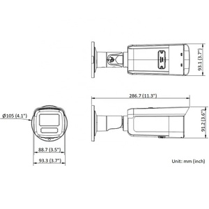 DS-2CD2T47G2H-LI 4MP Colorvu Smart Hybrid Light IP67 Waterproof Network <b>Camera</b> (No Logo Version) - Product Image 4