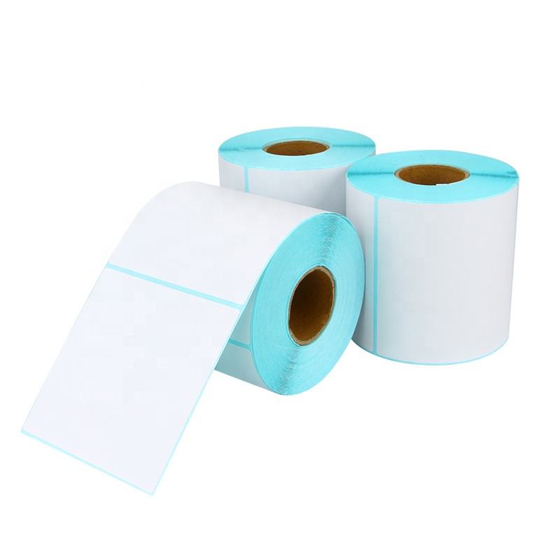 Fanfold 4x6 Inch Shipping Label Custom Color Crisp and Clear Printing Thermal Label Rolls for Business