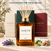 AIKUN Solution Complète Personnalisée : Diffuseur de Parfum à Bâtonnets aux Huiles Essentielles Naturelles, Formule Longue Durée, Idéal pour Cadeau de Saison
