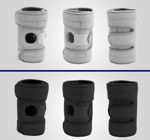 <span class=keywords><strong>Genouillère</strong></span> à rotule ouverte réglable coussinets de soutien entraînement à l'haltérophilie protégeant le genou pour hommes et femmes - Product Image 5