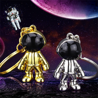 Porte-clés d'astronaute à logo personnalisé, vente en gros, accessoires, 1 pièce