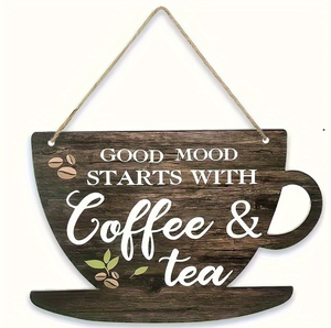 Letreros de Madera <span class=keywords><strong>Vintage</strong></span> Personalizados para Cocina, Decoración de Oficina, Letreros para <span class=keywords><strong>Cafetera</strong></span>, Placa de Arte de Madera para Colgar en la Pared - Product Image 2