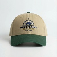 Gorra de Béisbol Personalizable OEM ODM de 6 Paneles, Sin Estructura, 100% Algodón Twill, Estilo Dad Hat, Ajustable, con Logotipo Bordado Deportivo