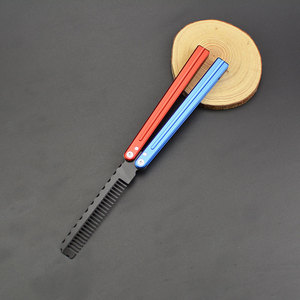 Couteau de pratique pliant sans lame, personnalisable, vente en gros d'usine, pour entraînement manuel en extérieur, manche en aluminium, couteau CS:GO - Product Image 4