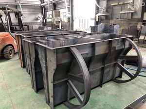 Encofrado de tetrápodos de hormigón prefabricado de fundición en húmedo para la fabricación de piedra de rompeolas y formación de moldes de acero metálico para drenaje de zanjas en U - Product Image 3